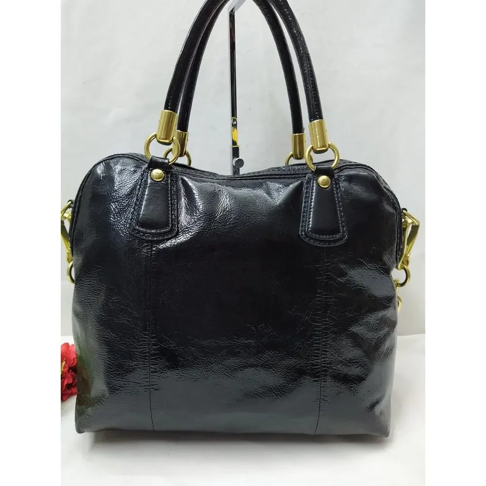 Coach black patent
